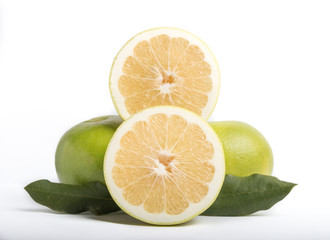 grapefruit isolated on a white background