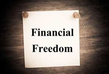 Financial freedom 