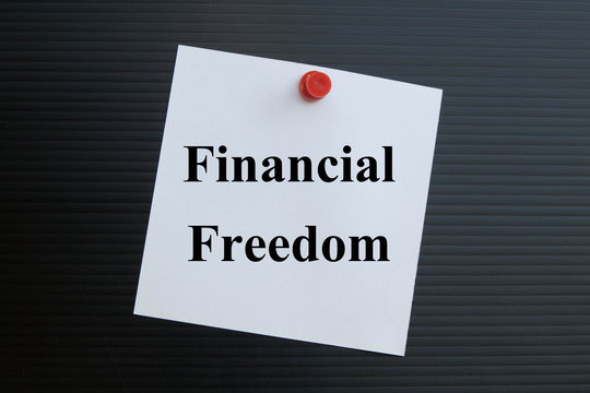 Financial freedom concept 