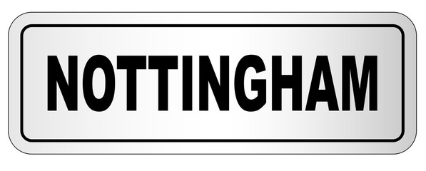 Nottingham City Nameplate
