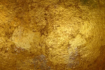 Wall murals Metal old dark gold texture background