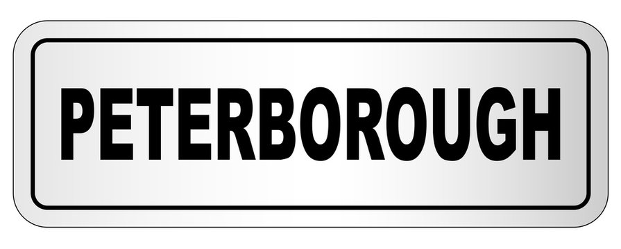 Peterborough City Nameplate