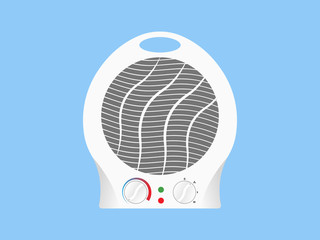 Heating device radiator flat color icon set isolated vector illustration