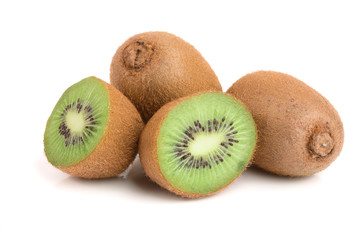 Obraz premium Kiwi fruit isolated on white background, close-up