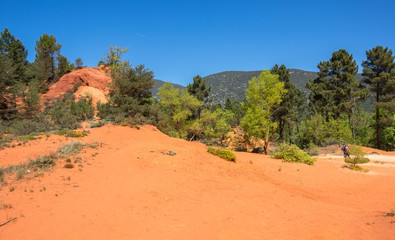 Colorado provencal in Rustrel