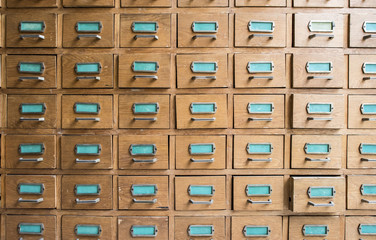 Drawers in archive