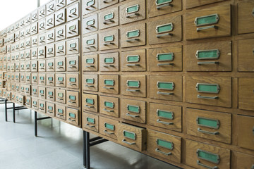 Drawers in archive