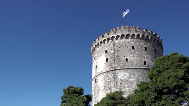 The White Tower in Thessaloniki, Greece