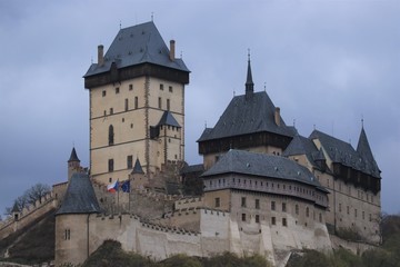 picturesque Karlstejn castle, Czech Republic 