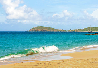 The Caribbean tropical beach