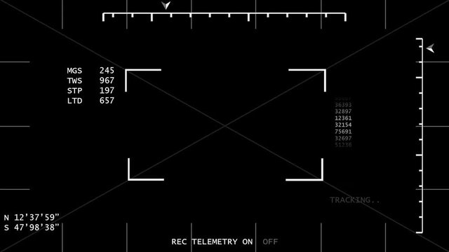 Aerial Tracking Night Vision Overlay, Drone / Helicopter Display 