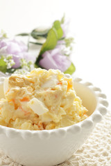 potato and carrot egg salad