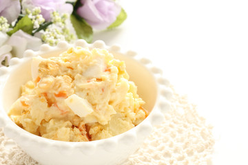 potato and carrot egg salad