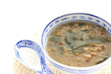 Chinese dessert, green bean sweet soup
