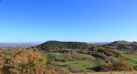 Paysage sur l'Yssandonnais.