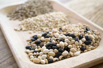 raw soup of cereals and legumes