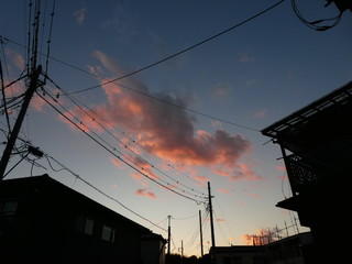 夕暮れ