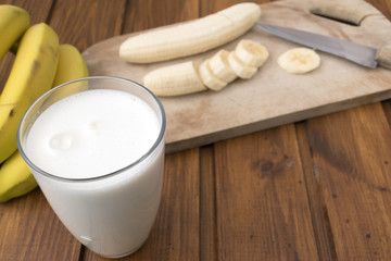 banana milk drink