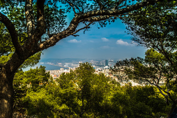 A beautiful view to the city