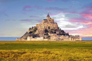 Le Mont saint Michel, Normandie, Manche, Cotentin, France 