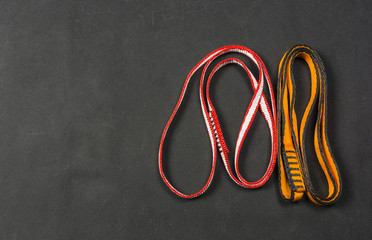 Types of mountain climbing tapes.