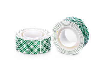 double sided tape on white background