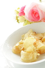 potato chips for snack food image