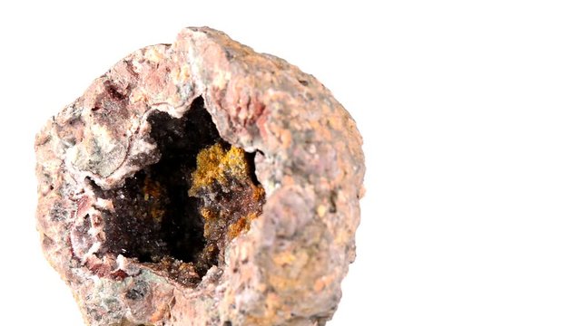 Aragonit auf Drehteller
