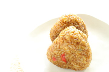Japanese dried curry rice ball