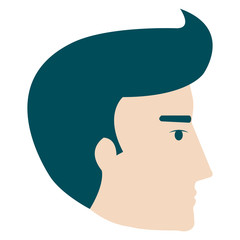 head profile man avatar character