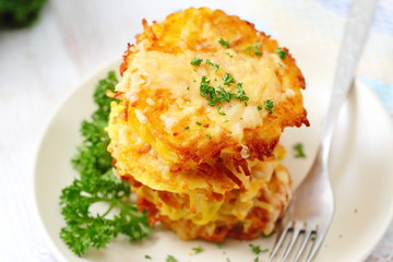 Fried potato pancakes