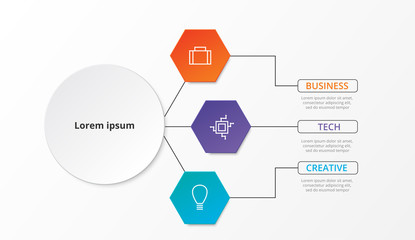 Template for brochure, business startup