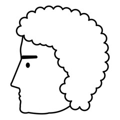 head profile man avatar character