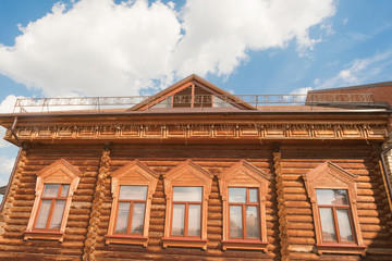Big beautiful wooden house