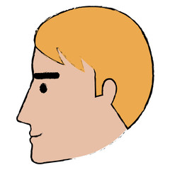 head profile man avatar character