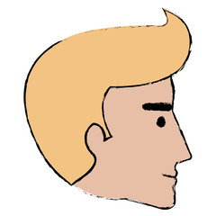 head profile man avatar character