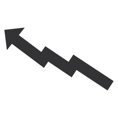 arrow of growth icon