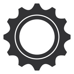 gear machine isolated icon