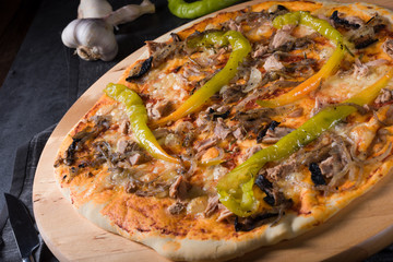 fresh and tasty Peperoni Pizza