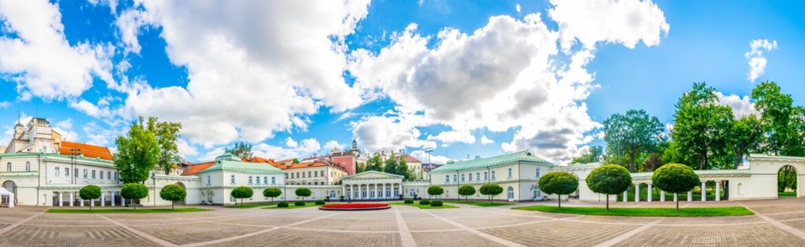 The Presidential Palace in Vilnius, the official residence of the President of Lithuania