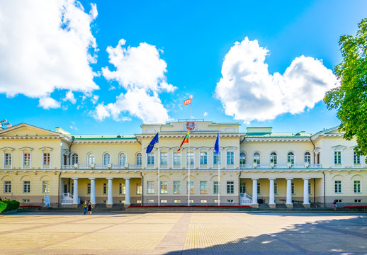 The Presidential Palace in Vilnius, the official residence of the President of Lithuania