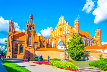 Church of St Anne in Vilnius, Lithuania
