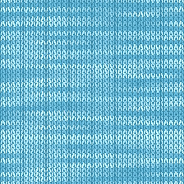 Textile fabric seamless texture. Melange light blue color background.