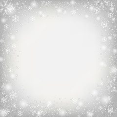 Great center of snowflake in Christmas festival picture illustration