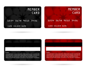 member card, business VIP card, design for privilege member,vector
