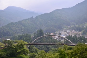日本 徳島県 三好市 祖谷渓（いやだに、いやけい）祖谷渓谷 かずら橋 Japan Shikoku Tokushima Miyoshi city Iya Valley vine bridge