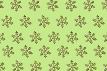 Snowflakes repeated background