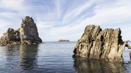 coast of asturias in spain.