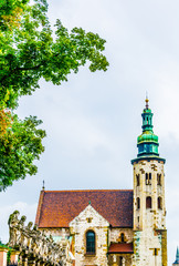 the saint Andrew church in Krakow/Cracow, Poland. - obrazy, fototapety, plakaty