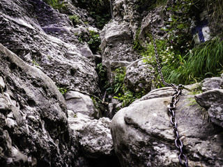 Wanderweg in den Bergen